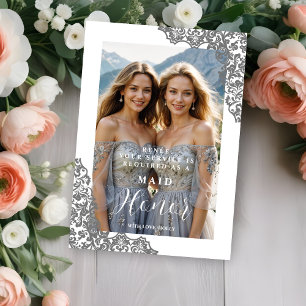 Stylish Cherish Bridesmaid Lace Corner Photo
