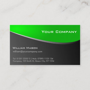 Stylish Green y tarjeta de visita Grey, Company