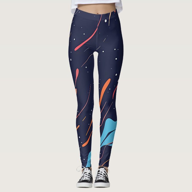 Stylish High-Waisted Women’s Leggings  (Anverso)