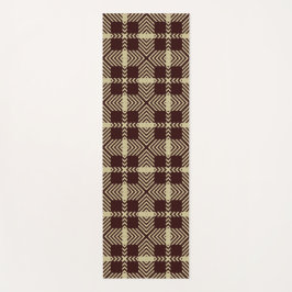 Stylish Windowpane Geometric design Yoga Mat