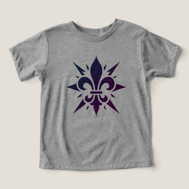 "Stylized Fleur-de-lis" T-Shirt (Diseño delantero )