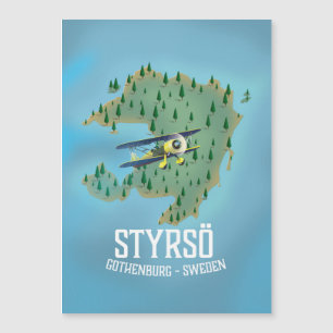 Styrsö, afiche de viajes suecia.