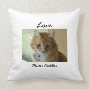 Su almohada personalizada foto del gato
