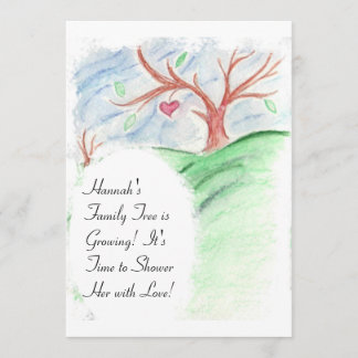 Su árbol de familia está creciendo - invitación de