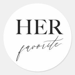 Su Boda favorita, Pegatina de la bolsa para el tra