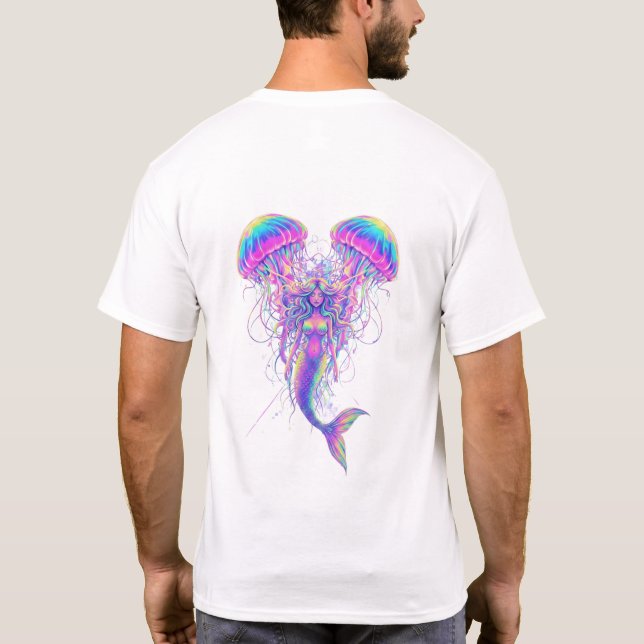 su camiseta de código de rave (Reverso)