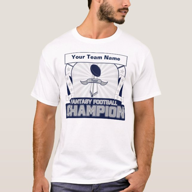 Su camiseta del campeón del fútbol de la fantasía (Anverso)
