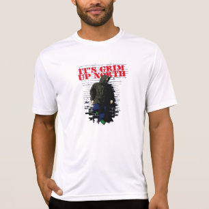 Su camiseta del norte ascendente severa