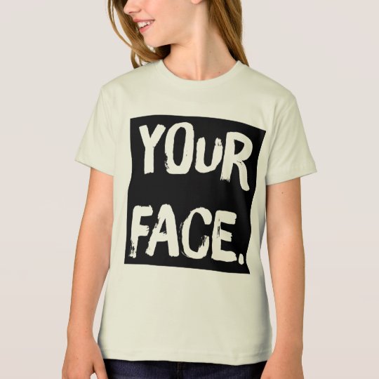 "Su cara." Camiseta divertida de A.A. Organic