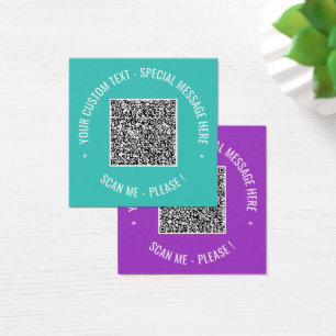 Su código QR Analizar información Personalizado Ta