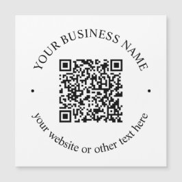 Su código QR cargado más texto circular editable