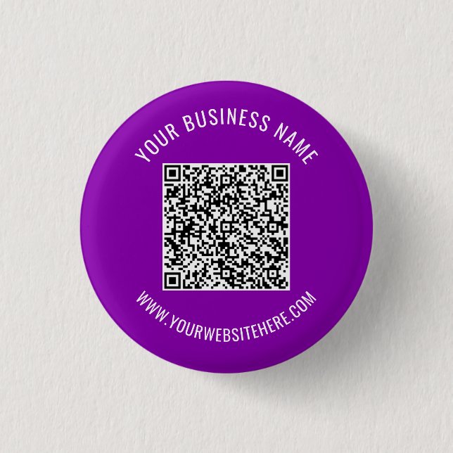 Su código QR, nombre y botón de promoción de sitio (Anverso)
