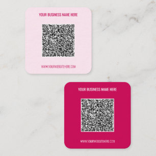 Su código QR Personalizado de tarjetas de visita T