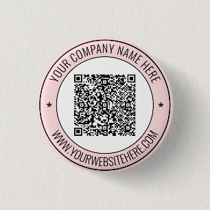 Su código QR y el botón personalizado del texto de