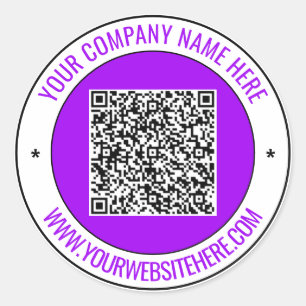 Su código QR y su Pegatina de texto Personalizado 