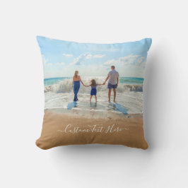 Su Cojín decorativo fotográfico con texto Personal