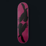 Su color - Patineta de esquí con Aguila Flying - S<br><div class="desc">Su color - Patinaje de guijarros volador de águila - Pintura de silueta - Elegir / Añadir su color único / texto / nombre / fuente / tamaño / elementos - Hacer su regalo especial - Redimensionar y mover o eliminar y agregar elementos / texto con herramienta de personalización !...</div>