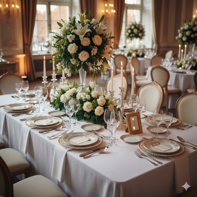 Su diseño en un mantel blanco de 52"x70" (Subido por el creador)