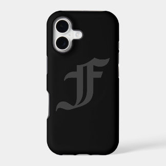 Su diseño gris de la letra y negro masculino