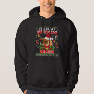 Su es mi Navidad suéter Perro Pomeraniano Feo Mí