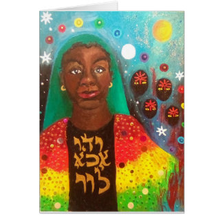 Su escudo de muchos colores Notecard