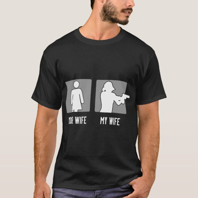 su esposa mis camisetas de la esposa (Anverso)