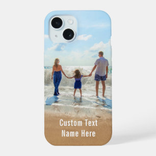 Su estuche para iPhone fotográfico con nombre de t