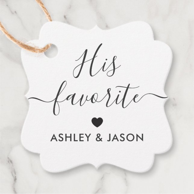 Su etiqueta favorita para la bolsa de bienvenida B (Anverso)