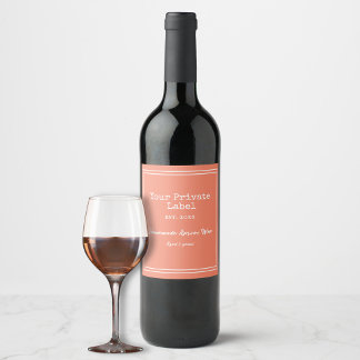 Su etiqueta privada Apricot Wine casero