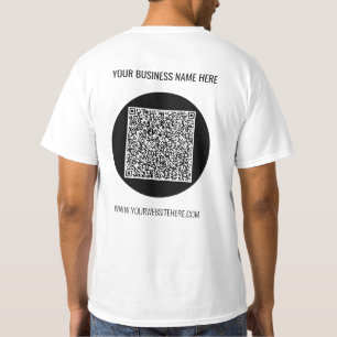 Su exploración de código QR y la camiseta comercia