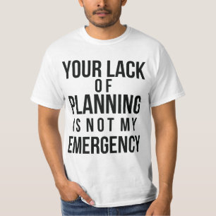 Su falta de camiseta del planeamiento
