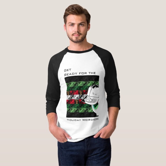 Su fea sudadera camiseta alienígena navideña (Anverso completo)