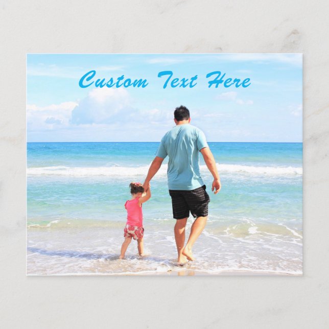 Su folleto fotográfico con texto Personalizado (Frente)