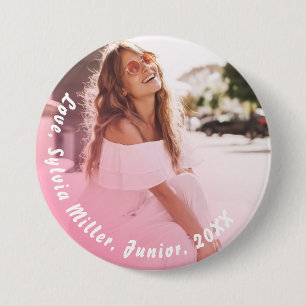 Su foto   Botón de foto de escuela personalizada