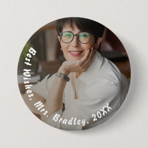 Su foto Botón de foto de escuela personalizada