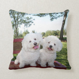 Su foto en una almohada
