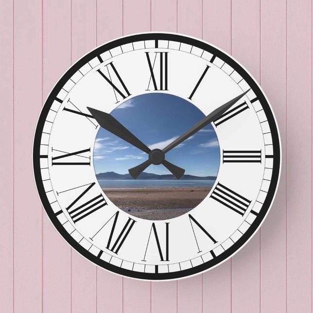 Su fotografía en un reloj redondo personalizado (Subido por el creador)