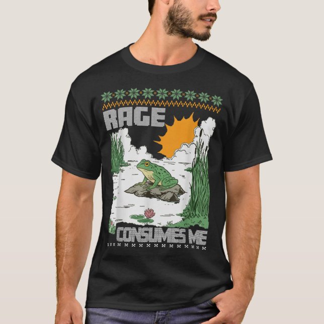 Su Furia Me Consume Ugly Christmas Sweaters Funny  (Anverso)