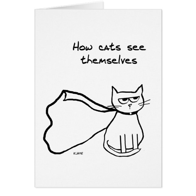 Su gato el super héroe - regalo divertido del gato (Frente)