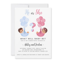 Su género revela la invitación