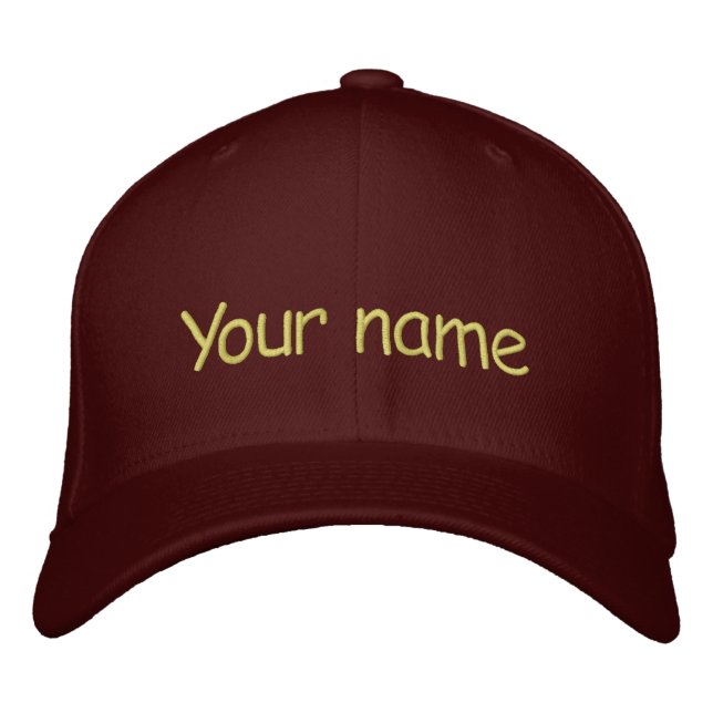Su Gorra de nombres (Anverso)