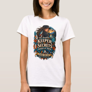 Su hija guardiana de secretos camiseta de lector d