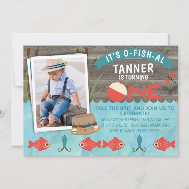 Su invitación al O-fish o a la pesca de primer cum (Anverso)