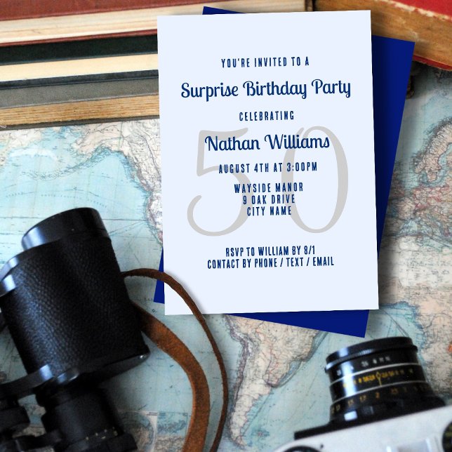 Su Invitación de Fiesta de Cumpleaños Sorpresa Azu (Subido por el creador)