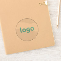 Su logotipo aquí Pegatinas de marketing empresaria