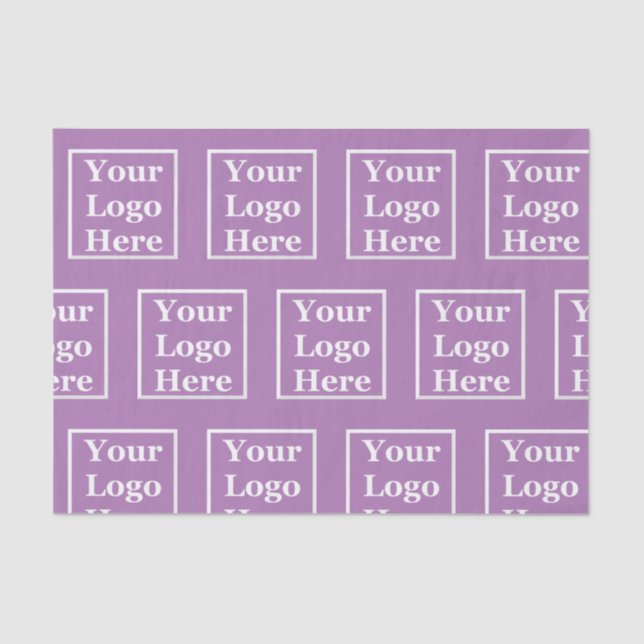 Su logotipo aquí Plantilla de papel de tejidos Lav (Anverso)