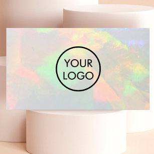 su logotipo en la tarjeta de presentación de opal 
