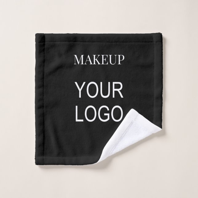 Su logotipo Maquillaje negro (Toallita)