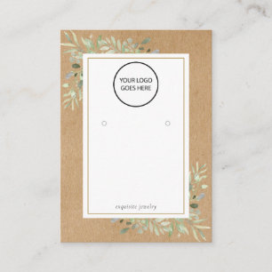 Su logotipo Rústica tarjeta de visualización de zo