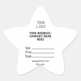 Su logotipo social media QR códigos Etiquetas de p